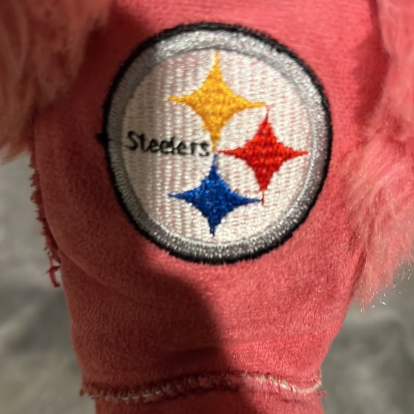 Pink Pittsburg Steelers Boots sz 8C Girls EUC - Picture 6 of 7